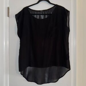 Forever 21 Sheer Black Top